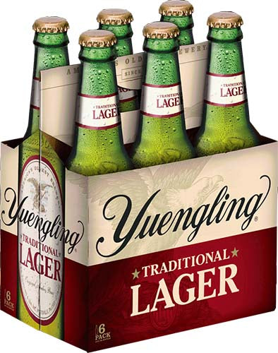 YUENGLING LAGER 6 PK BOTTLES