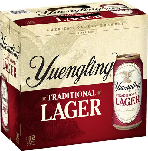 YUENGLING LAGER 12 PK CAN