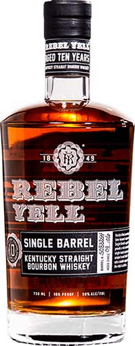 REBEL YELL 10 YEAR SINGLE BARREL