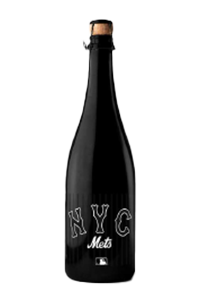 NY Mets Sparkling Black Bottle