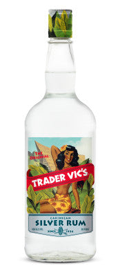 Trader Vics Silver Rum 80 Proof