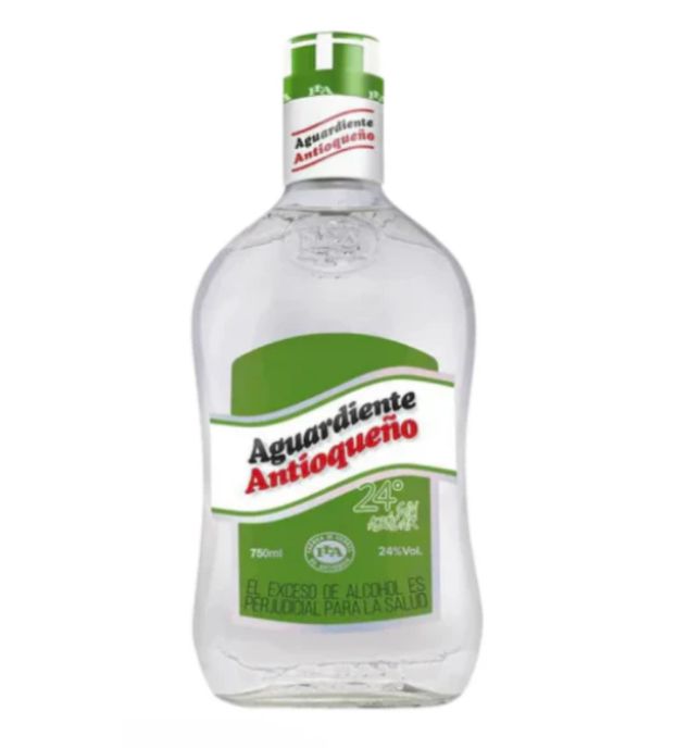 Aguardiente Antioqueno Spirit Sin Azucar Green Cap Colombia