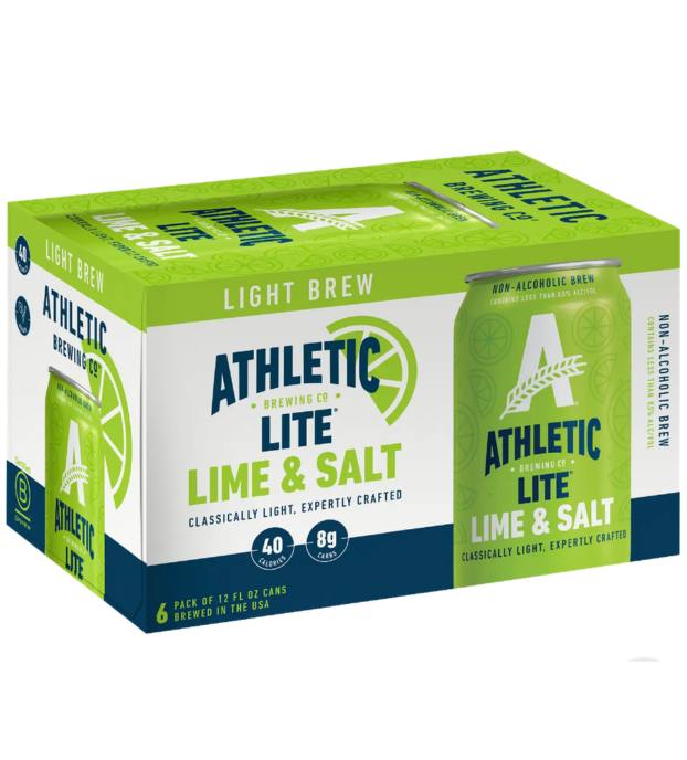 Athletic Lite Lime & Salt 6Pk