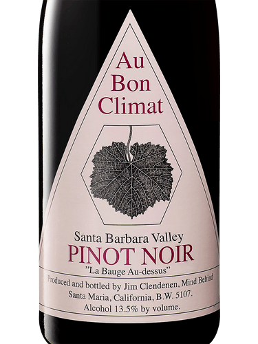 Au Bon Climat La Bauge Au-dessus Santa Maria Valley Pinot Noir