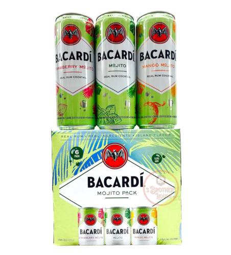 BACARDI MOJITO VARIETY 6PK