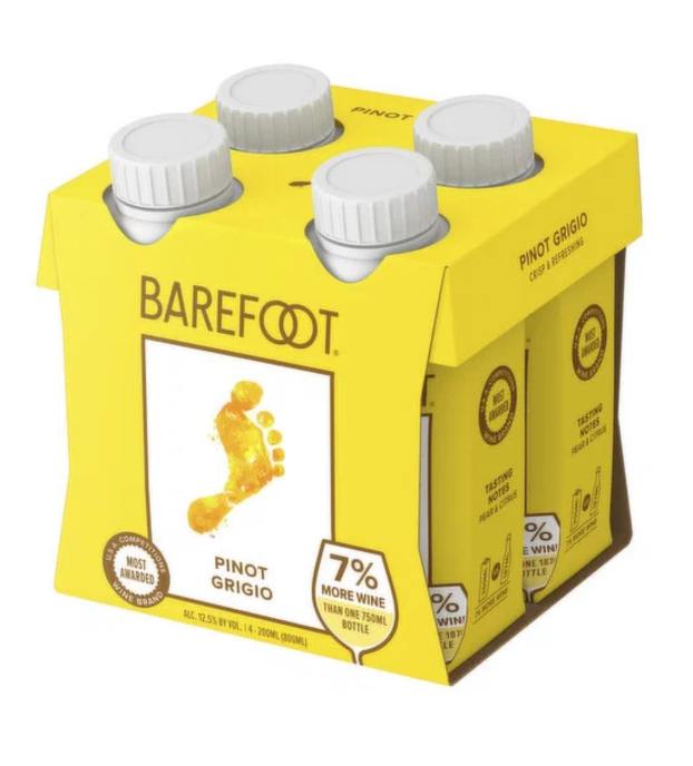 Barefoot Pinot Grigio 4Pk