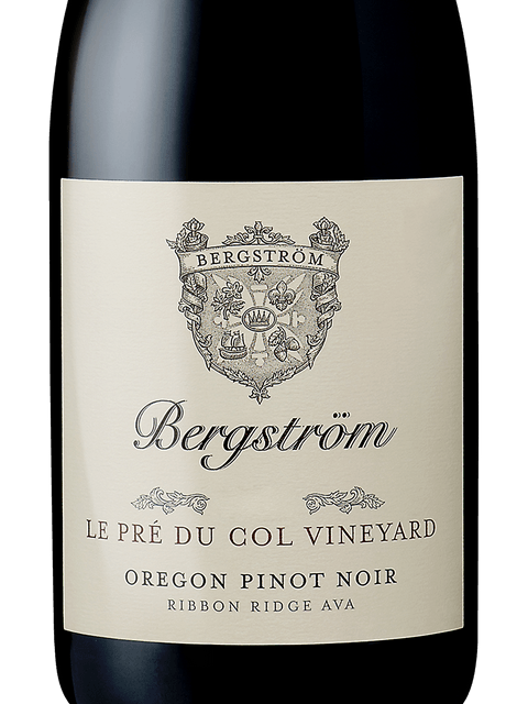 Bergstrom 22 Le Pre Du Col Pinot Noir Ribbon Ridge TABLE RED