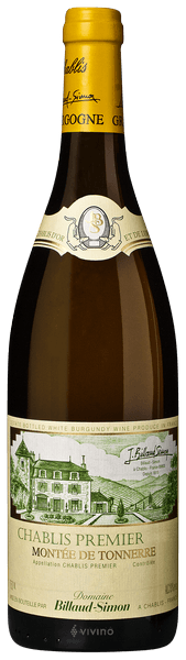 Billaud-Simon 22 Montee de Tonnerre 1er Cru TABLE WHITE