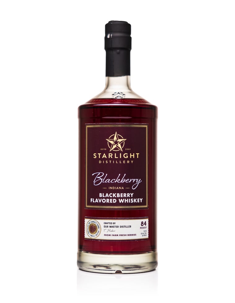 Blackberry Whiskey Starlight Distillery