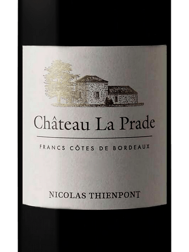 Bx Chateau La Prade 17 Francs Cotes de Bordeaux TABLE RED