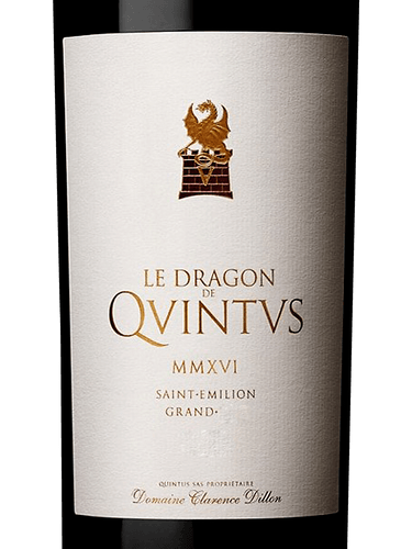 Bx Dragon de Quintus 15 Saint Emilion TABLE RED