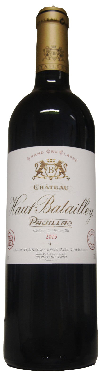 Bx Haut Batailley 18 Pauillac TABLE RED