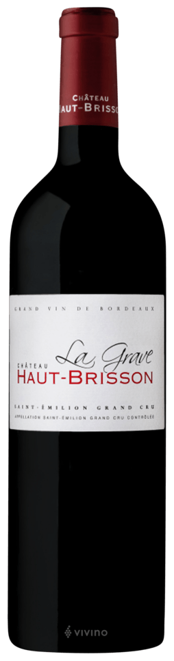 Bx Haut Brisson Grave 16 Saint Emilion TABLE RED