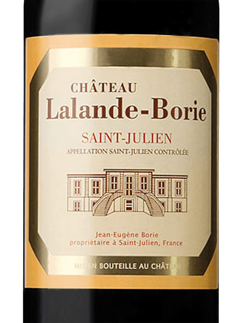 Bx Lalande Borie 17 Saint Julien TABLE RED