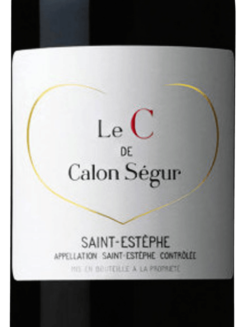 Bx Le C de Calon Segur 20 Saint Estephe TABLE RED