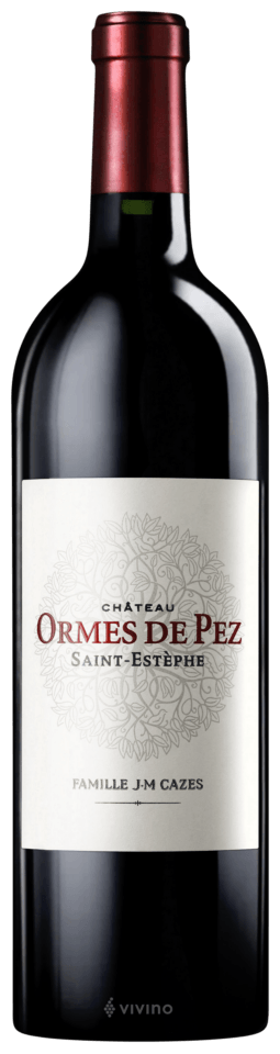Bx Les Ormes De Pez 16 Saint Estephe TABLE RED