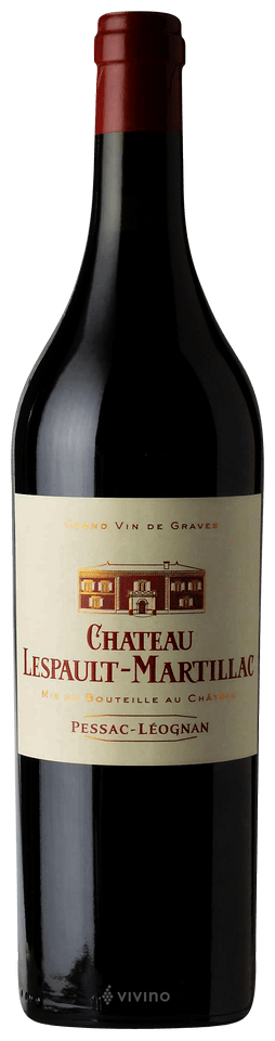 Bx Lespault Martillac Rouge 15 Pessac Leognan TABLE RED