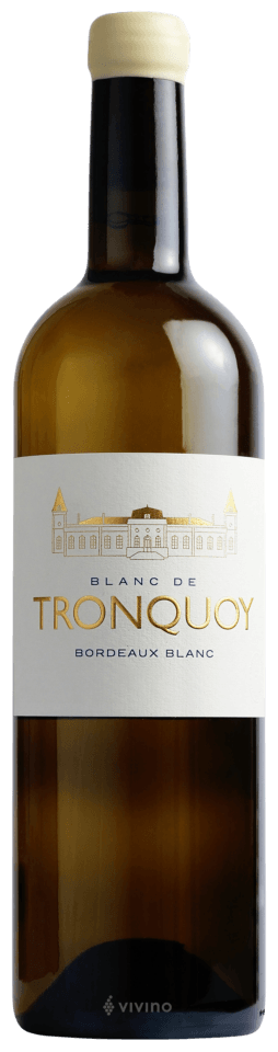 Bx Tronquoy Lalande Blanc 13 Bordeau TABLE WHITE
