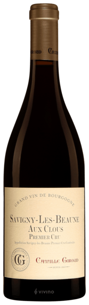 Camille Giroud 21 Savigny les Beaune 1er Cru Aux Clous TABLE RED