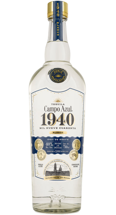 Campo Azul 1940 Tequila Blanco 750Ml