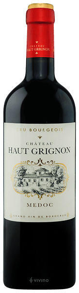 Ch Haut Grignon Medoc Rouge
