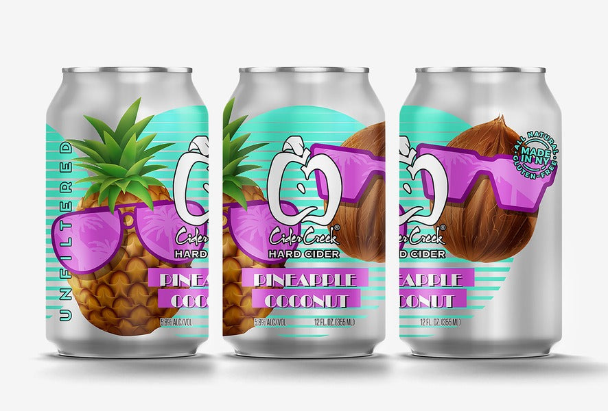 Cider Creek Pineapple Hard Cider 4Pk Can