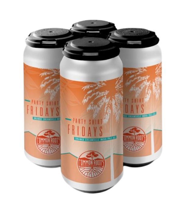 Common Roots Party Shirt Fridays 4Pk Cans