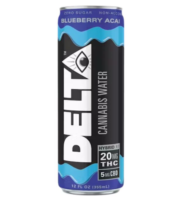 Delta Beverage Blueberry Acai Cannibas Water