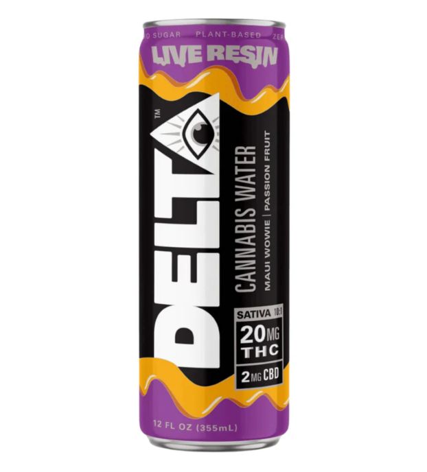 Delta Beverage Passionfruit Cannibas Water