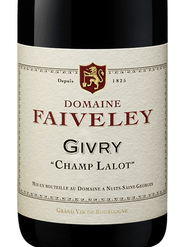 Domaine Faiveley 23 Givry "Champ-Lalot" Rouge TABLE RED