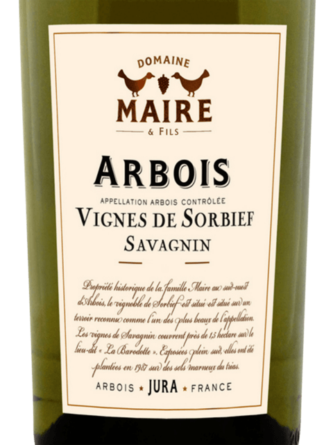 Domaine Maire Et Fils Arbois Vignes Sorbief 750Ml