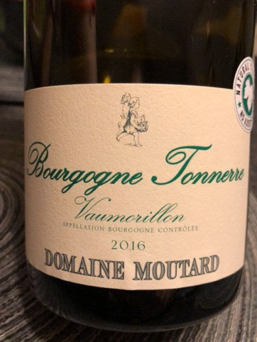 Domaine Moutard Chardonnay Bourgogne Tonnerre