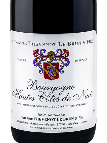 Domaine Thevenot-Le Brun & Fils Bourgogne Hautes Cotes de Beaune Rouge
