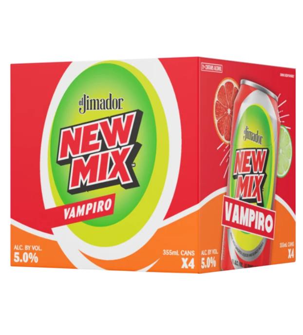 El Jimador New Mix Vampiro 4Pk Cans 355 Ml