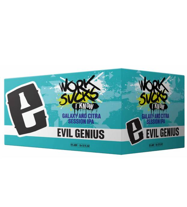 Evil Genius Work Sucks 6Pk