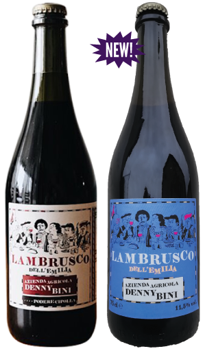 Denny Bini Lambrusco dell'Emilia 'FESTA' NV (crown cap)