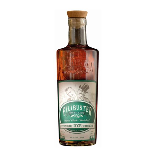 Filibuster Straight Rye Whiskey Dual Cask Finished