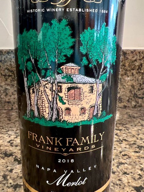 Frank Family 18 Merlot Napa Valley TABLE RED