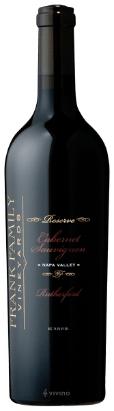 Frank Family 21 Cabernet Sauvignon Rutherford Reserve TABLE RED