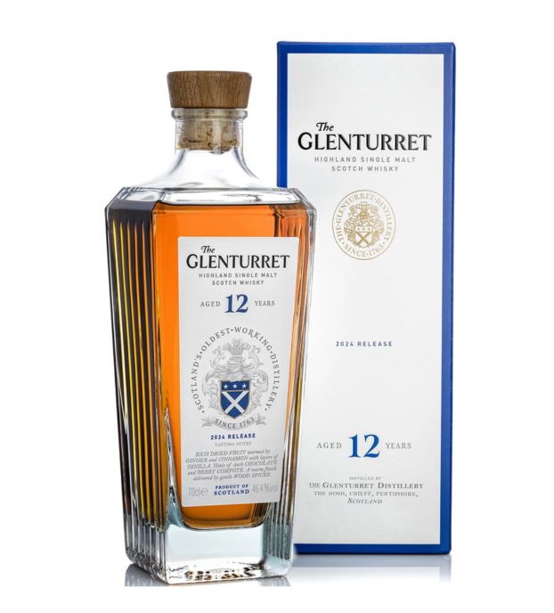 ウイスキー The Glenturret 12 Years Old 2021 Release Glenturret 12 Year Highland Single Malt Scotch Whisky
