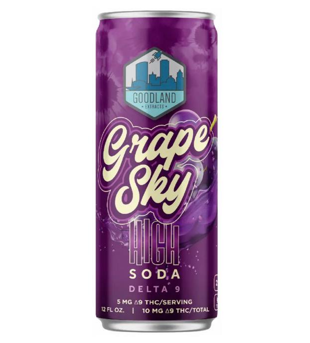 Good Land Grape Sky High Soda 4Pk Cans
