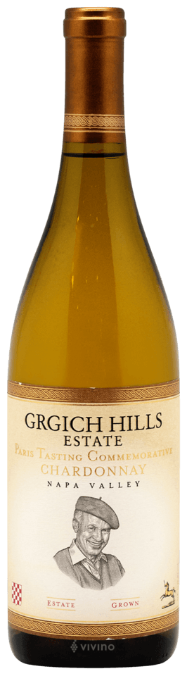 Grgich Hills 20 Paris Commemorative Chardonnay 100th Birthday TABLE WHITE