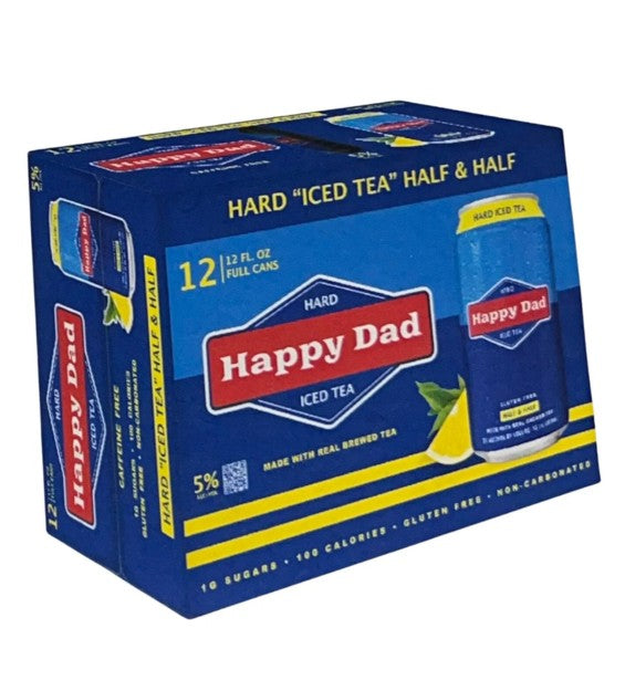 Happy Dad Ided Tea Half & Half 12 Pk Can