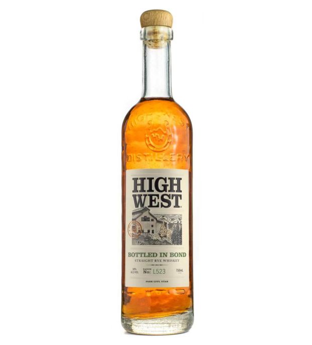 High West Bottled in Bond Rye bottle