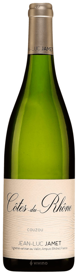 Jean Luc Jamet 19 Cotes Du Rhone Blanc Couzou TABLE WHITE