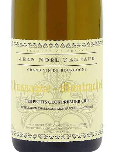 Jean Noel Gagnard C-M Bl 1Er Morgeot Petit Clos 750Ml