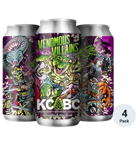 Kcbc Venomous Villians 4Pk Cans
