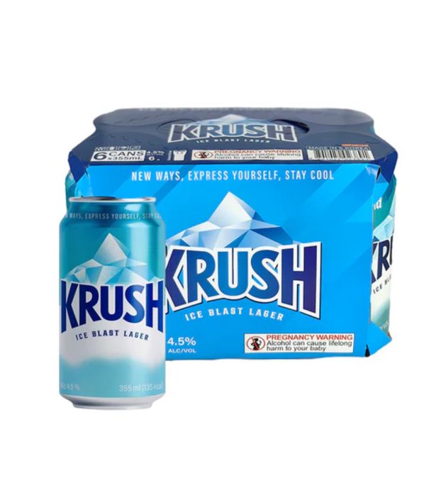 Krush Beer 6Pk Cans