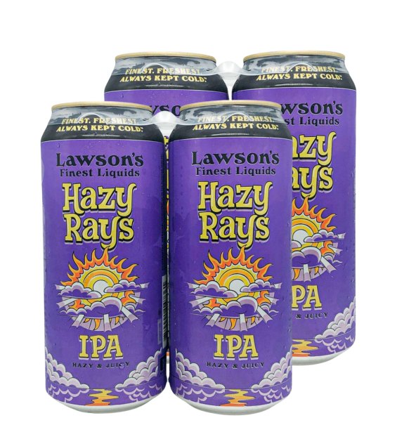 LAWSONS HAZY RAYS IPA 4PK