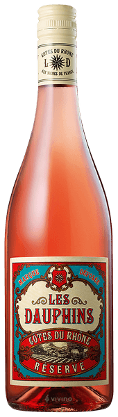 Les Dauphins Cotes Du Rhone Rose Reserve